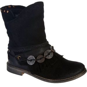 Musse & Cloud Anaeh Suede & Leather Black Boots 9